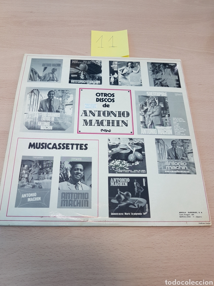 Discos de vinilo: EXITOS DE ANTONIO MACHIN-doble lp. - Foto 3