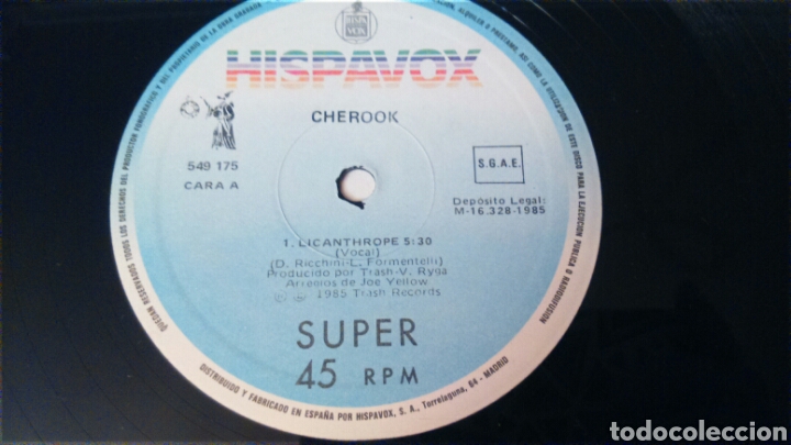 Discos de vinilo: CHEROOK MAXI LICANTHROPE - Foto 5