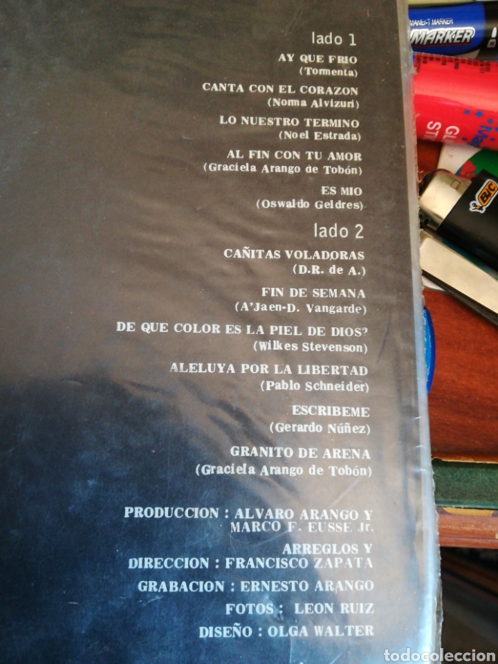 Discos de vinilo: Con amor... Yolanda lp Colombia - Foto 2