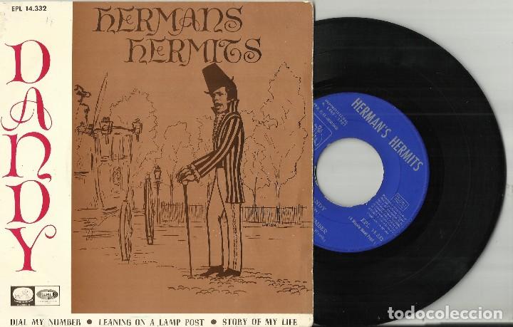 Discos de vinilo: HERMANS HERMITS ep DANDY + 3 espa&ntilde;a 1967 - Foto 1