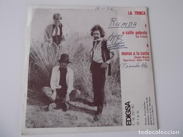 Discos de vinilo: LA TRINCA - A collir pebrots / Moros a la costa - Foto 2