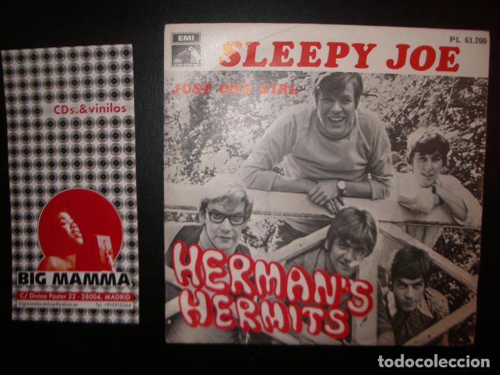 Discos de vinilo: HERMAN&acute;S HERMITS- SPLEEPY JOE. SINGLE - Foto 1