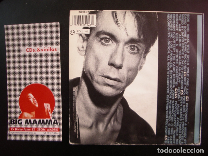 Discos de vinilo: IGGY POP- REAL WILD CHILD. SINGLE - Foto 2