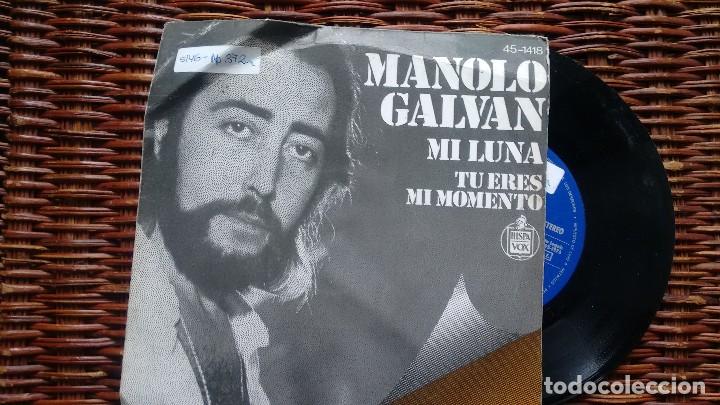 Discos de vinilo: SINGLE (VINILO) DE MANOLO GALVAN A&Ntilde;OS 70 - Foto 1
