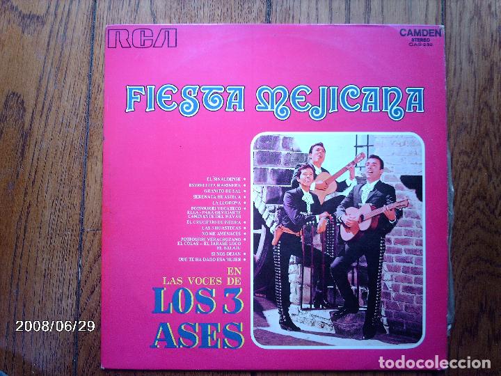 Disques de vinyle: los 3 ases  -  fiesta mejicana