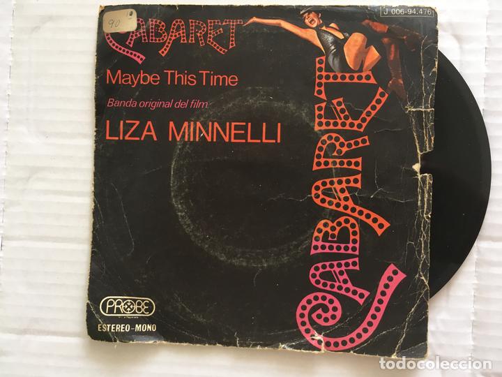 Discos de vinilo: 7 SINGLE-LIZA MINNELLI-CABARET - Foto 1