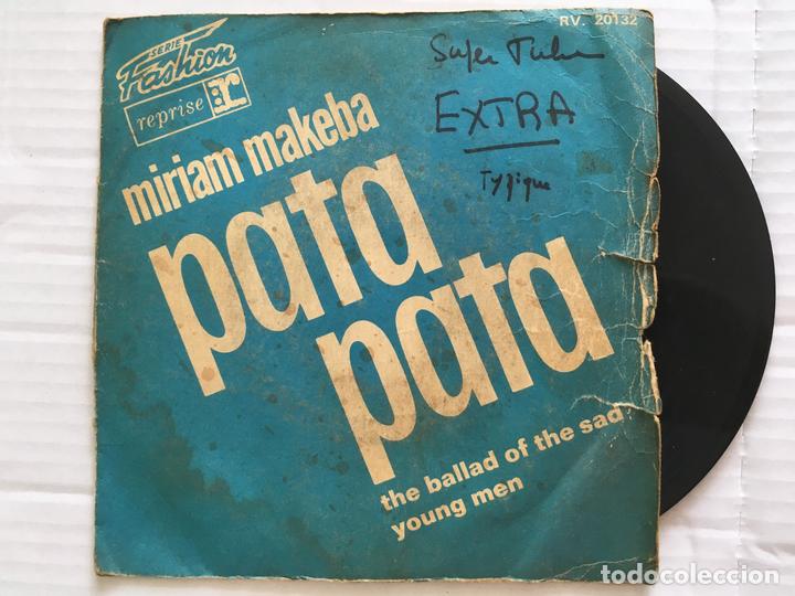 Discos de vinilo: 7 SINGLE MIRIAM MAKEBA-PATA PATA - Foto 1