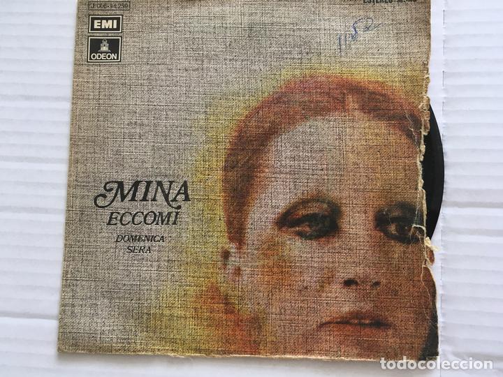 Discos de vinilo: 7 SINGLE-MINA-ECCOMI - Foto 2