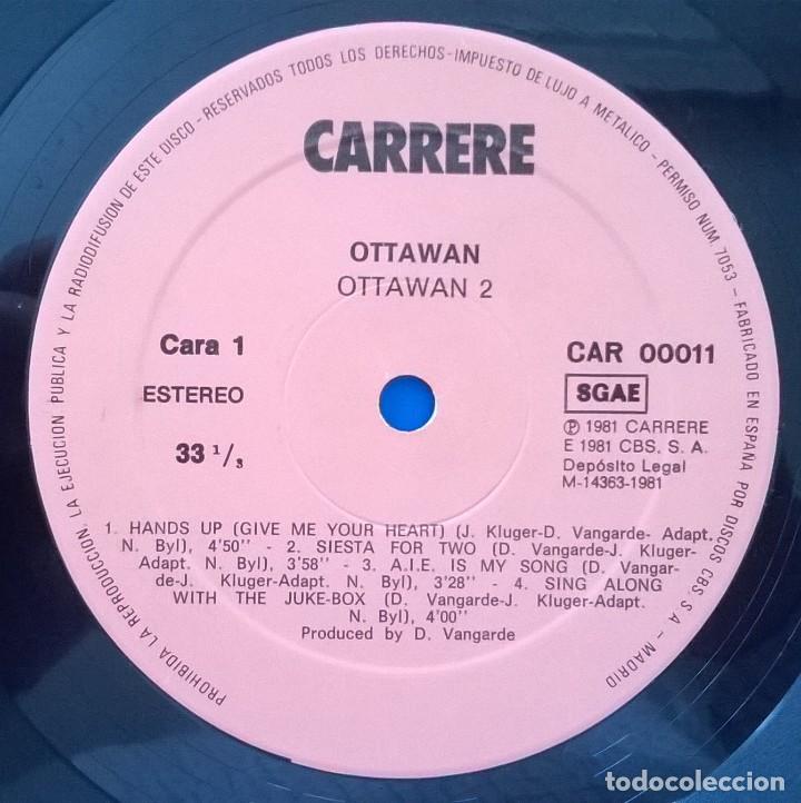 Discos de vinilo: Ottawan. 2, Carrere-CAR 00011 - Foto 4