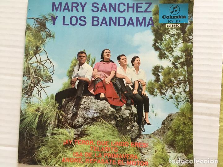 Discos de vinilo: 7 SINGLE-MARI SANCHEZ Y LOS BANDAMA-AY TEROR,QUE LINDO ERES - Foto 1