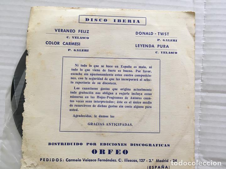 Discos de vinilo: 7 SINGLE-ORFEO PRESENTA-VERANO FELIZ - Foto 2