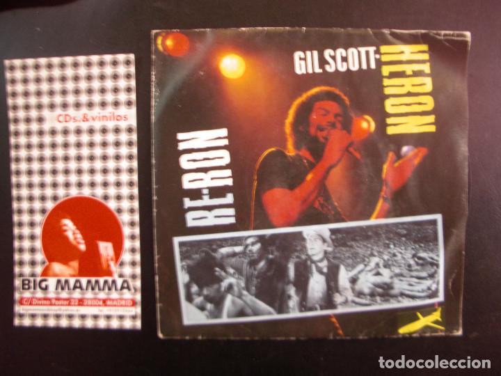 Discos de vinilo: GIL SCOTT HERON- RE-RON SINGLE - Foto 1