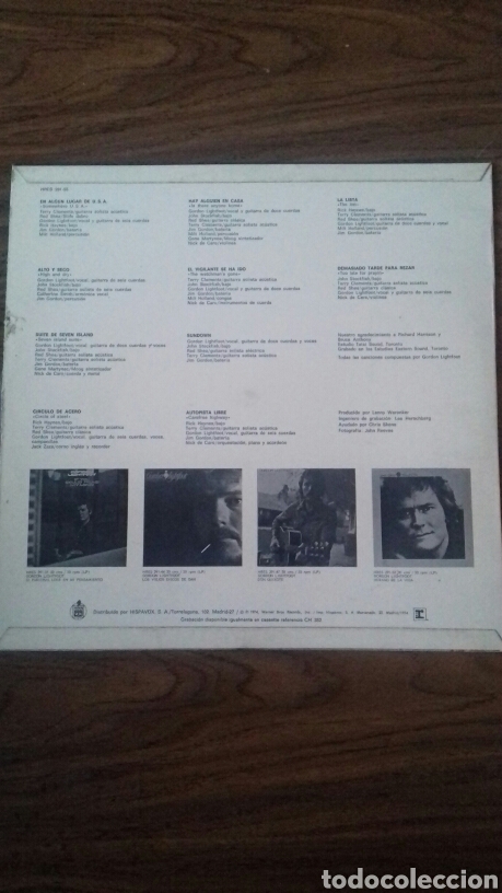 Discos de vinilo: Gordon Lightfoot. Sundown. 1.974. - Foto 2