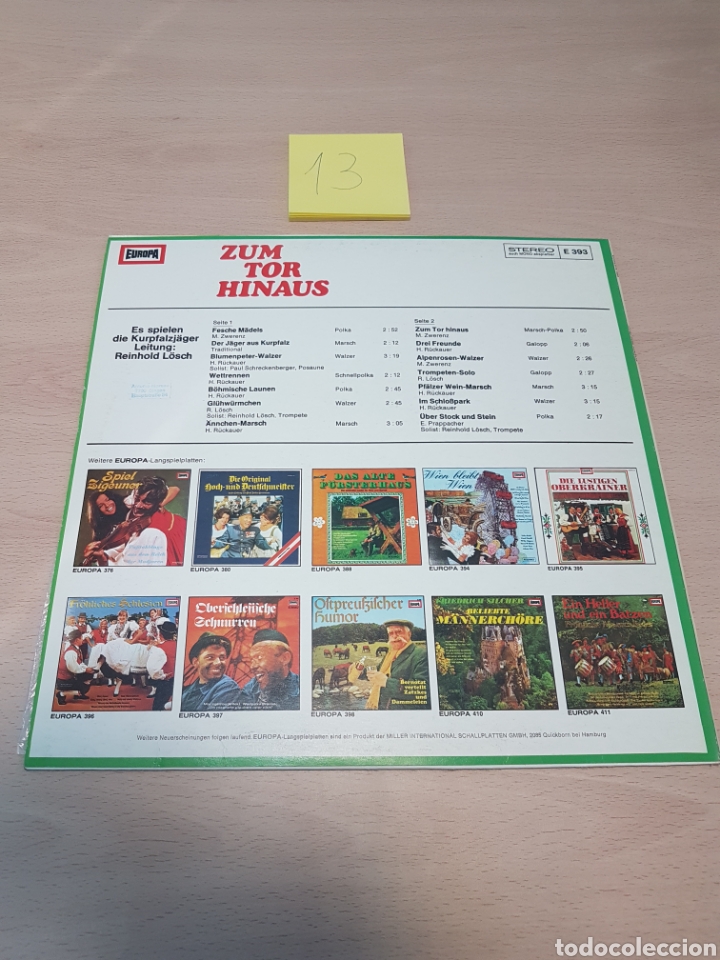 Discos de vinilo: SUM TOR HINAUS GERMANY - Foto 2