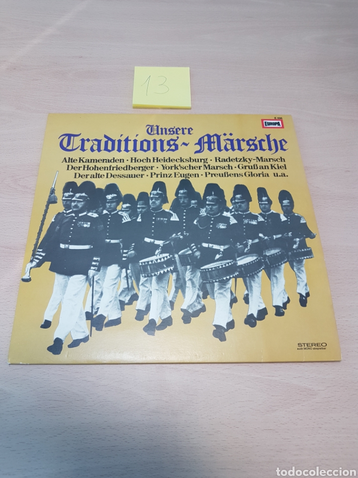 Discos de vinilo: TRADITIONS M&Auml;RSCHE - EUROPA - Foto 1