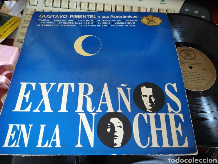 Disques de vinyle: Gustavo pimentel lp extra&ntilde;os en la noche.mexico