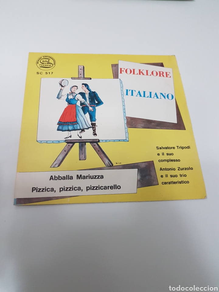 Dischi in vinile: FOLKLORE ITALIANO- SALVATORE TRIPODI E IL SUO ANTONIO ZURZOLO E IL SUO TRIO CARATTEERISTICO