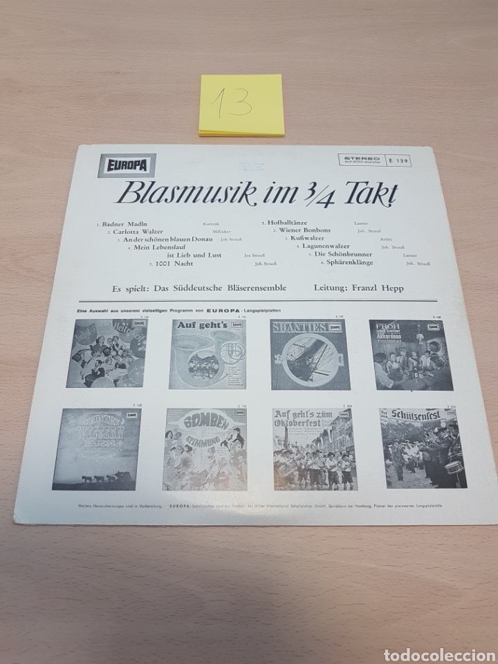 Discos de vinilo: BLASMUSIK IM 3/4 TAKT - Foto 2