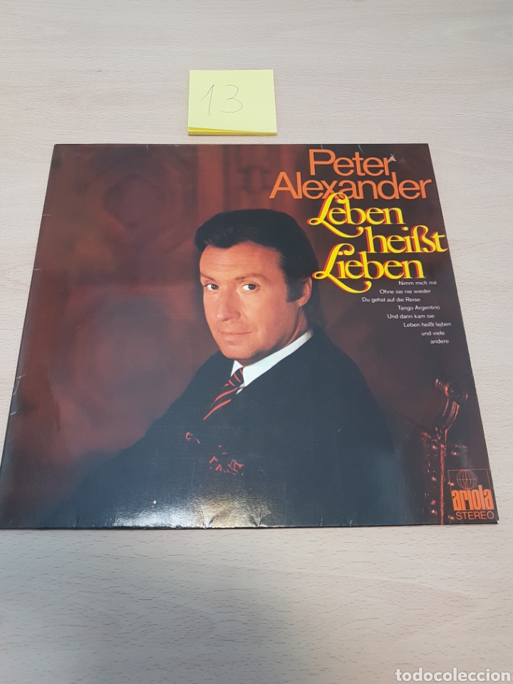 Discos de vinilo: PETER ALEXANDER - LEBEN HEIFST LIEBEN - Foto 1