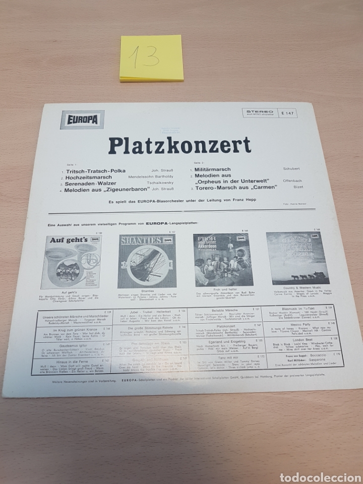 Discos de vinilo: PLATZKONZERT - Foto 2