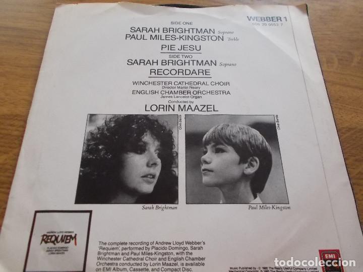 Discos de vinilo: PIE JESU. REQUIEM. - Foto 2