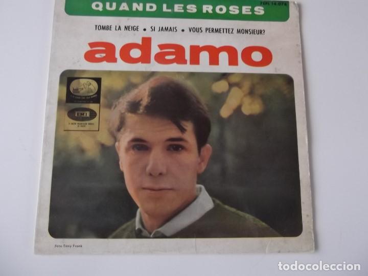 Discos de vinilo: ADAMO - Tombe la neige (Cae la nieve) - Foto 1