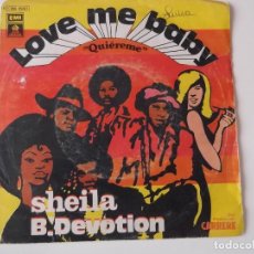 Discos de vinilo: SHEILA B. DEVOTION - LOVE ME BABY (QUIÉREME)
