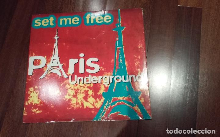 Discos de vinilo: Paris underground- set me free.maxi italia - Foto 1