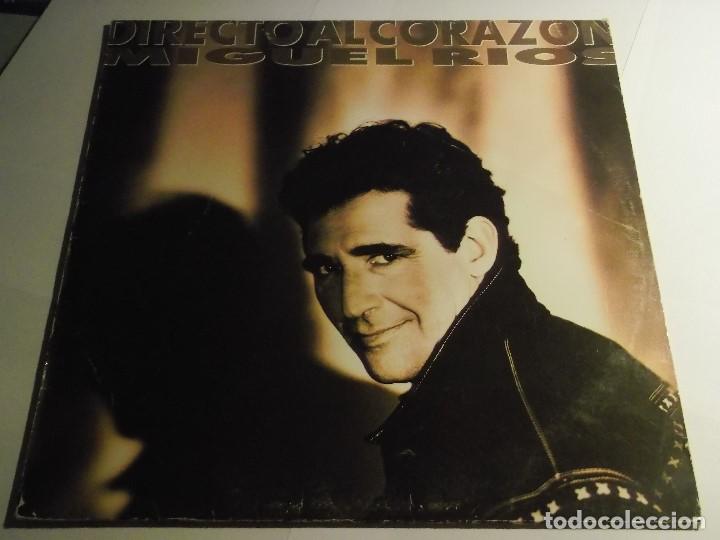 Discos de vinilo: MIGUEL RIOS-DIRECTO AL CORAZON-ORIGINAL 1991 - Foto 1