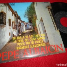 Dischi in vinile: PEPE ALBAICIN BALADILLA DE LOS TRES RIOS/LA PENA DEL CIELO ES GRANDE/+2 7'' EP 1968 RCA