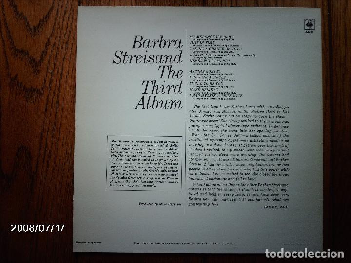 Discos de vinilo: barbara streisand  - the third album - Foto 2