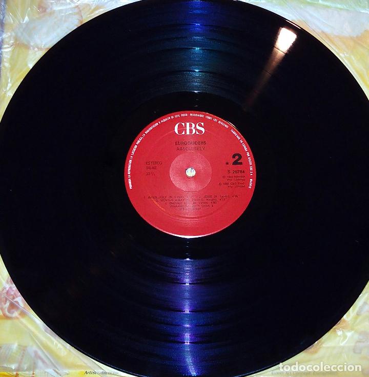 Discos de vinilo: LP EUROGLIDERS - ABSOLUTELY - CBS 1985 - Foto 5