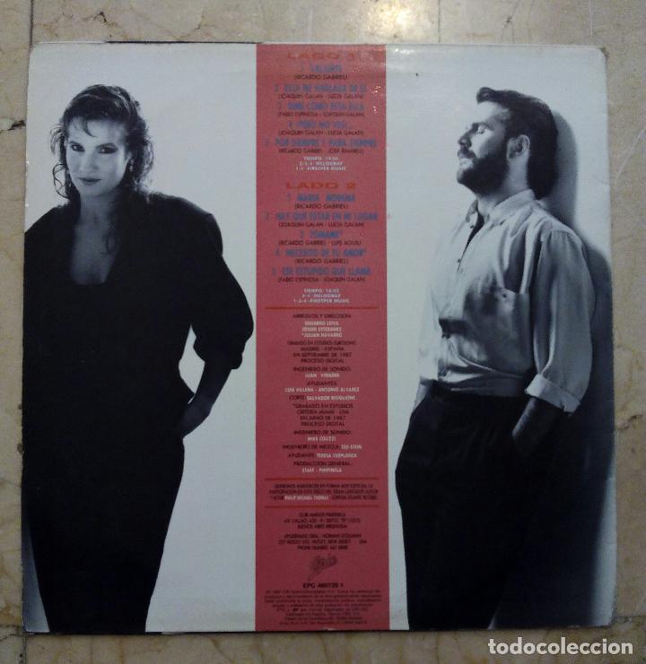 Discos de vinilo: LP PIMPINELA - VALIENTE - EPIC 1987. - Foto 2