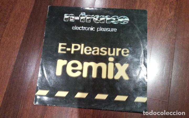 Discos de vinilo: N- trance.electronic pleasure.e-pleasure remix.maxi - Foto 1