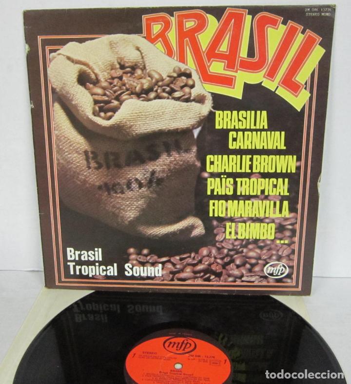 Disques de vinyle: BRASIL TROPICAL SOUND - BRASIL LP MFP 1975 FRANCE 2 M 046-13276 SAMBA VINILO N MINT