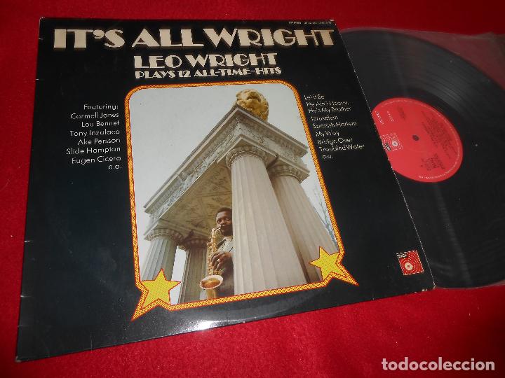 Discos de vinilo: LEO WRIGHT ITS ALL WRIGHT LP 1974 BSF EDICION ESPA&Ntilde;OLA SPAIN - Foto 1