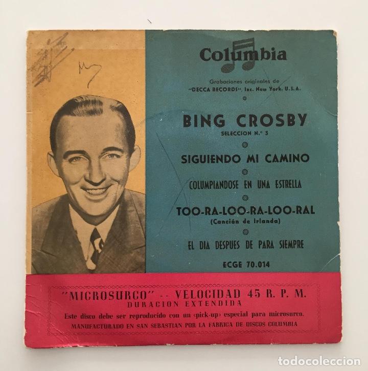 Discos de vinilo: Bing Crosby ?&ndash; Seleccion N.&deg; 3 / SINGLE 1954 - Foto 1