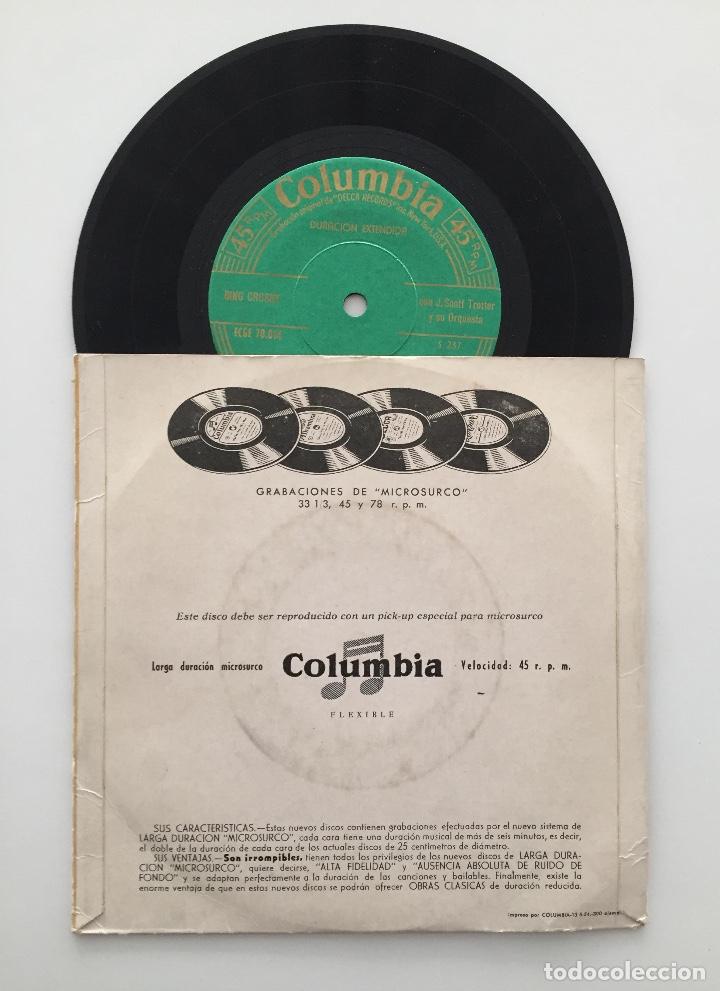 Discos de vinilo: Bing Crosby ?&ndash; Seleccion N.&deg; 3 / SINGLE 1954 - Foto 2