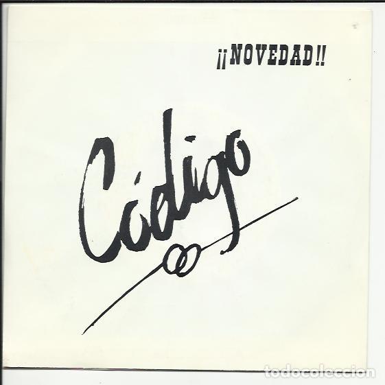 Discos de vinilo: C&Oacute;DIGO - BERL&Iacute;N + JOVEN ALOCADA (BRAS, 1987) SYNTH POP NEW WAVE - Foto 1