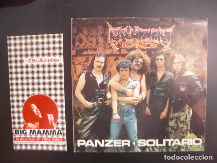 Discos de vinilo: PANZER- PANZER / SOLITARIO. SINGLE - Foto 1