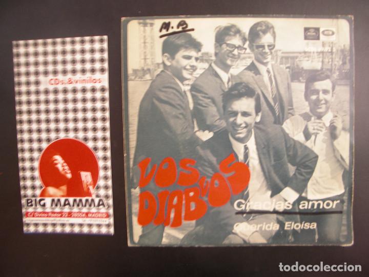 Discos de vinilo: LOS DIABLOS- GRACIAS AMOR. SINGLE - Foto 1