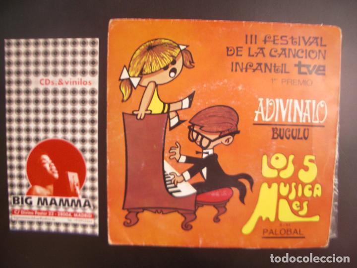 Discos de vinilo: LOS 5 MUSICALES- BUGUL&Uacute;. - Foto 1
