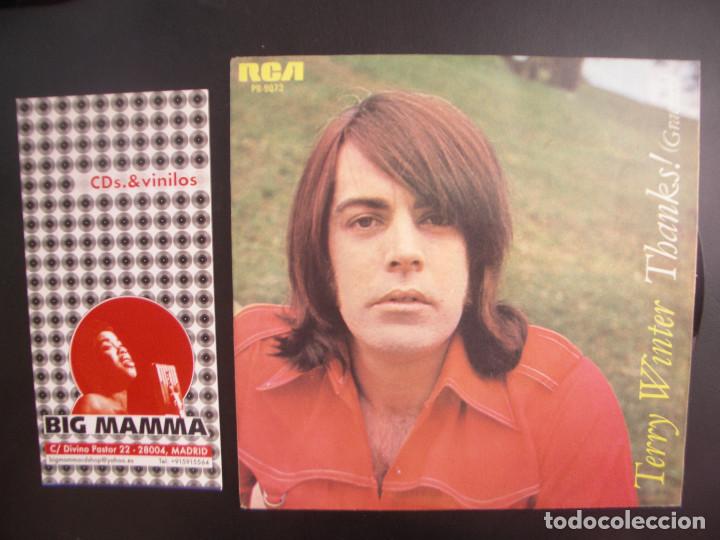 Discos de vinilo: TERRY WINTER- THANKS! SINGLE - Foto 1
