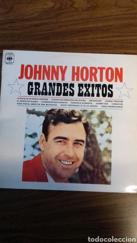 Discos de vinilo: Johnny Horton, Grandes &Eacute;xitos. 1.970 - Foto 1