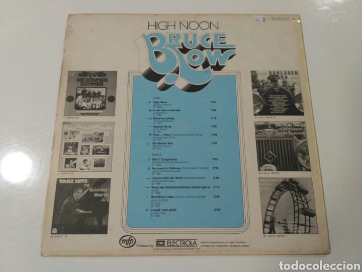 Discos de vinilo: Bruce Low - High Noon (LP, Comp, Mono) - Foto 2