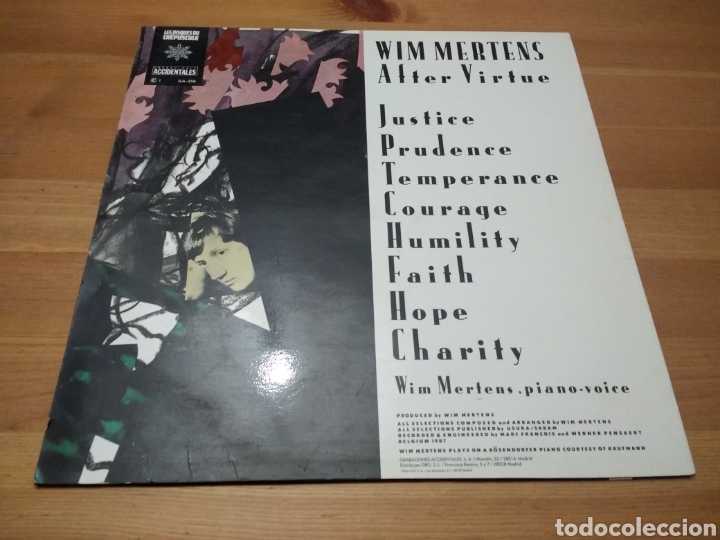 Discos de vinilo: Win Mertens - After Virtue - - Foto 2