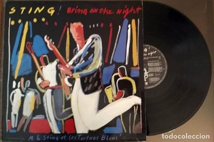 Discos de vinilo: Lp sting bring on the night - Foto 1