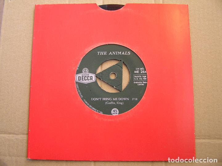 Discos de vinilo: THE ANIMALS  -  DONT BRING ME DOWN  -  DECCA 1966  --  SINGLE  -  P - Foto 1