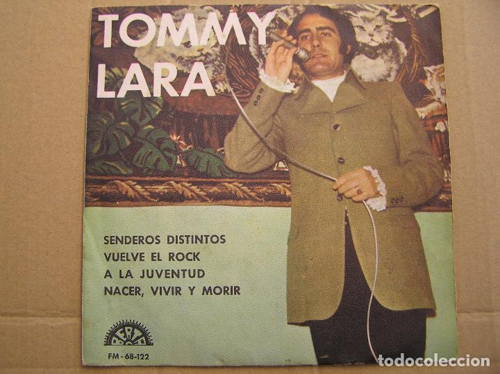 Discos de vinilo: Tommy Lara &lrm;&ndash; Senderos Distintos - BERTA 1969 - SINGLE - P - Foto 1