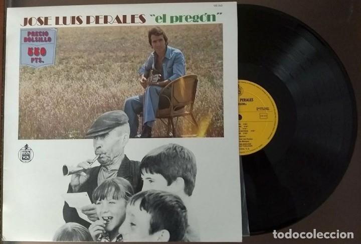 Discos de vinilo: lp jose luis perales - el pregon - hispavox 1983 - Foto 1